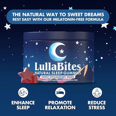 LullaBites Melatonin-Free Sleep Gummies