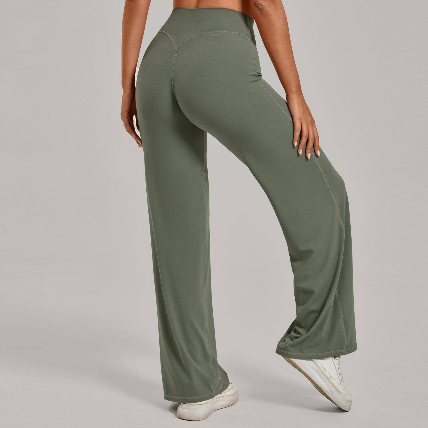 Womens Loose Fit Yoga Pants with High Waist