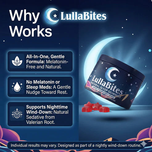 LullaBites Melatonin-Free Sleep Gummies